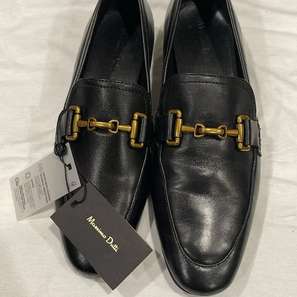 Massimo Dutti LEATHER LOAFERS WITH BUCKLE in Size‎ 5 - Picture 7 of 10
